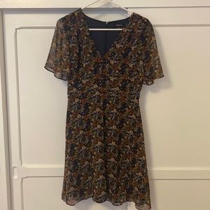 Madewell Flutter Sleeve Dress